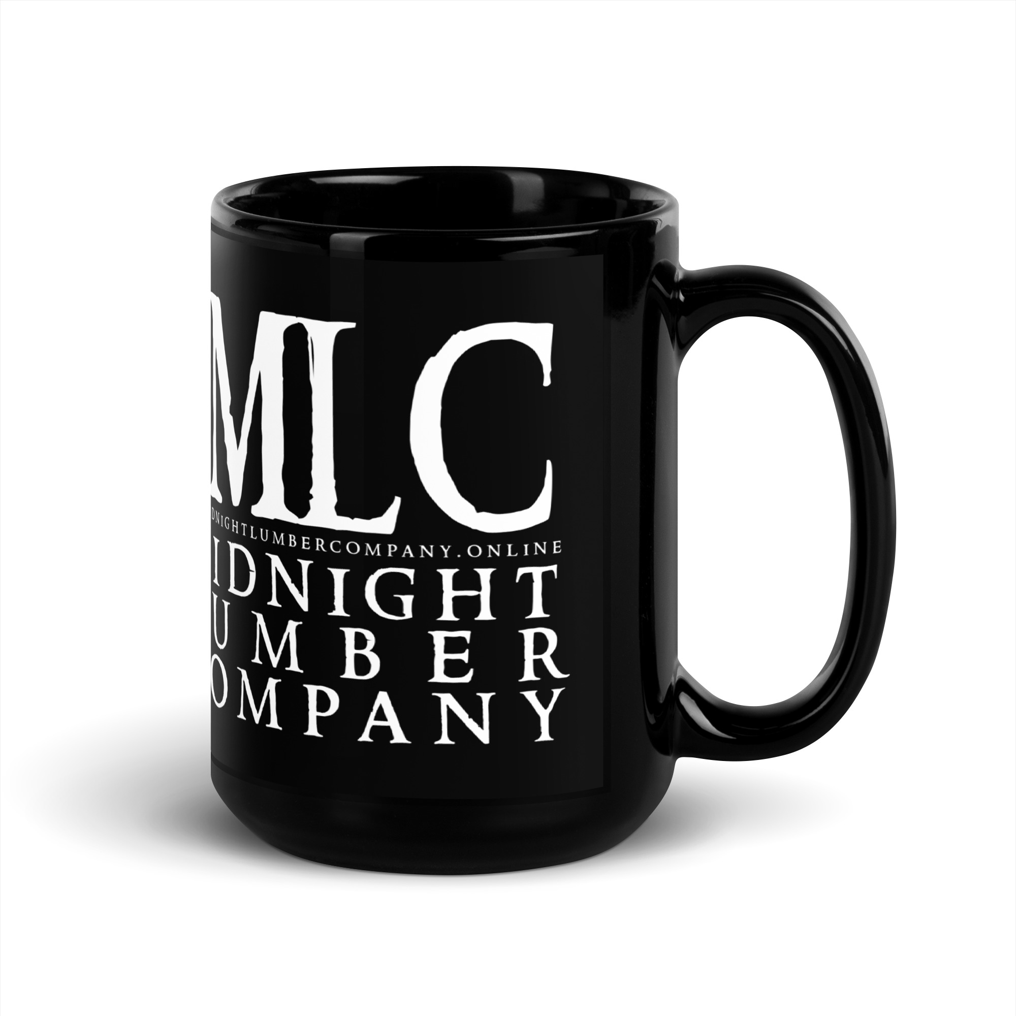 The MLC Black Glossy Mug - Image 4