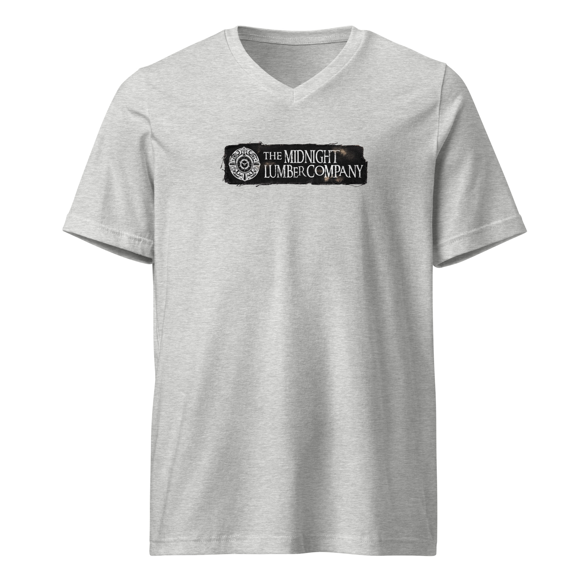 The MLC Patch Unisex Short Sleeve V-Neck T-Shirt - Image 4