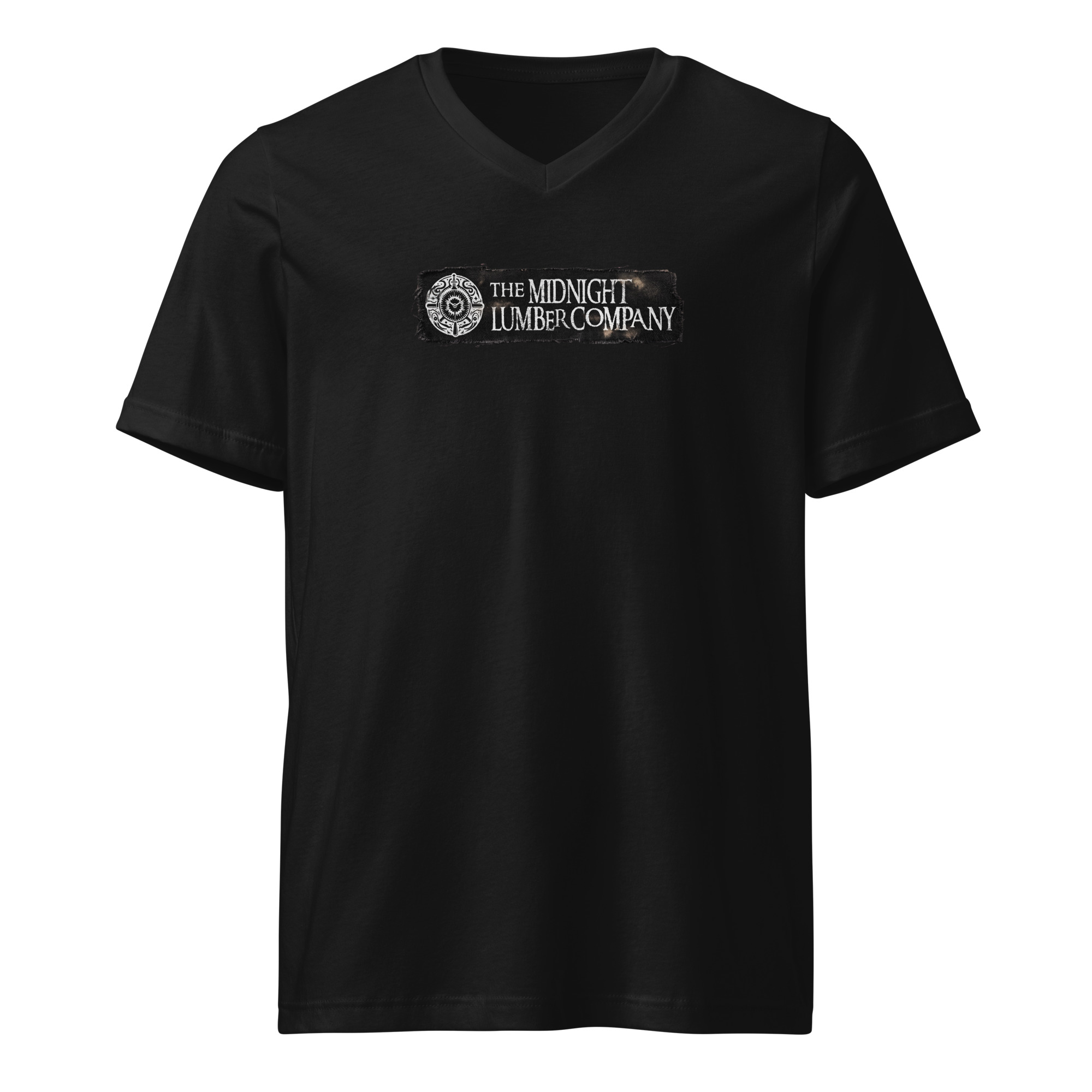 The MLC Patch Unisex Short Sleeve V-Neck T-Shirt