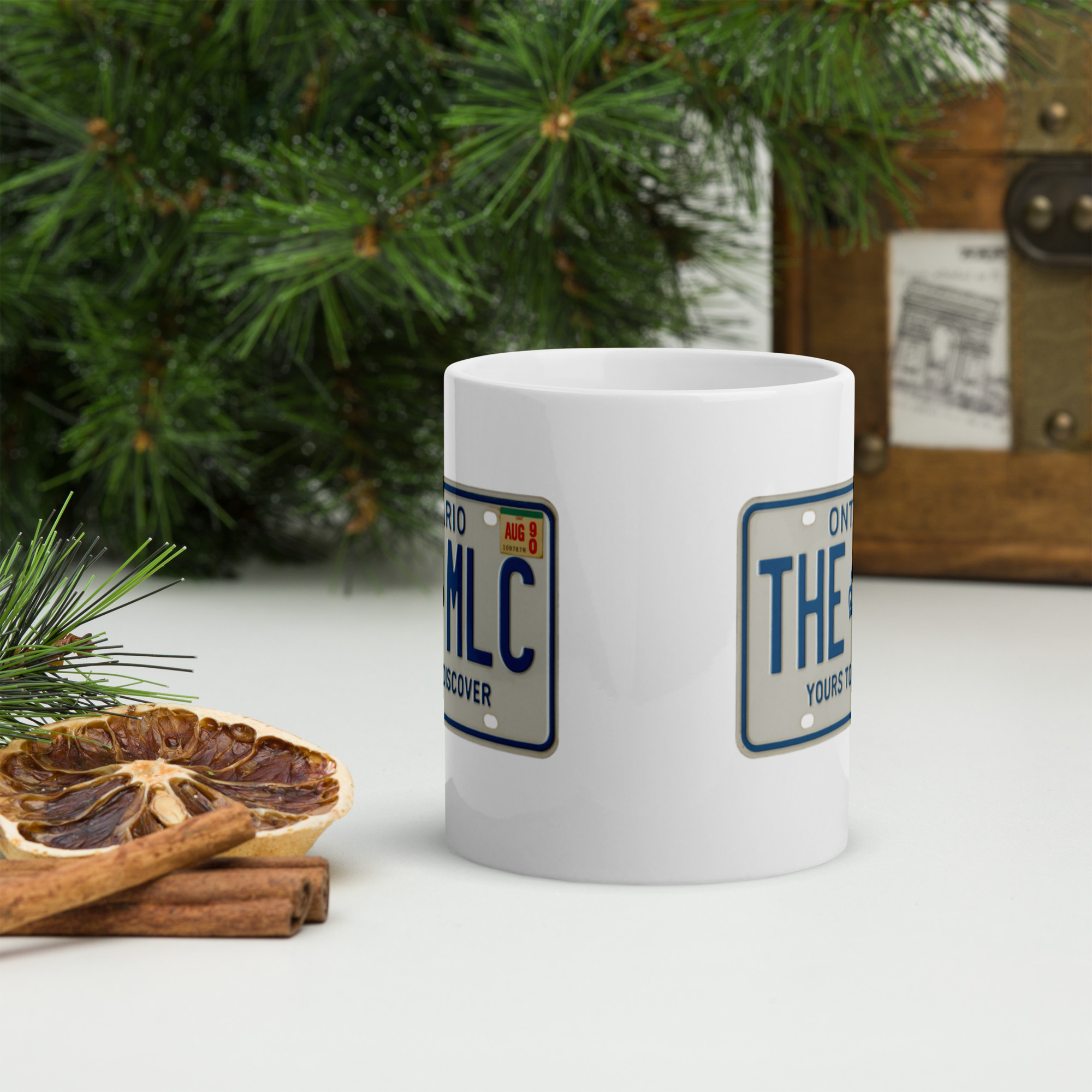 MLC Yours To Discover White glossy mug - Image 6