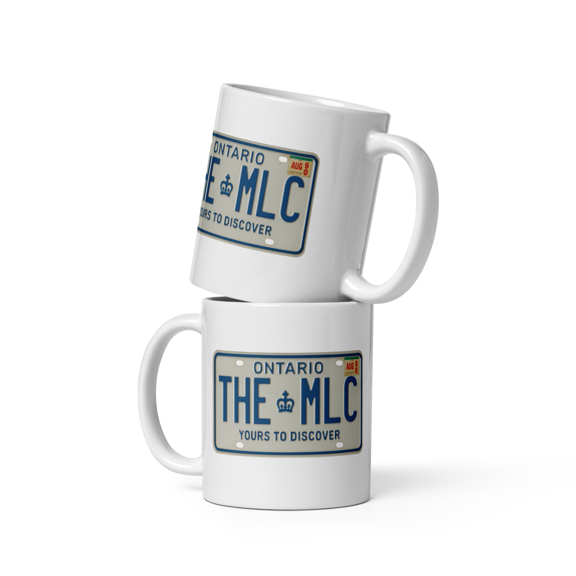 MLC Yours To Discover White glossy mug