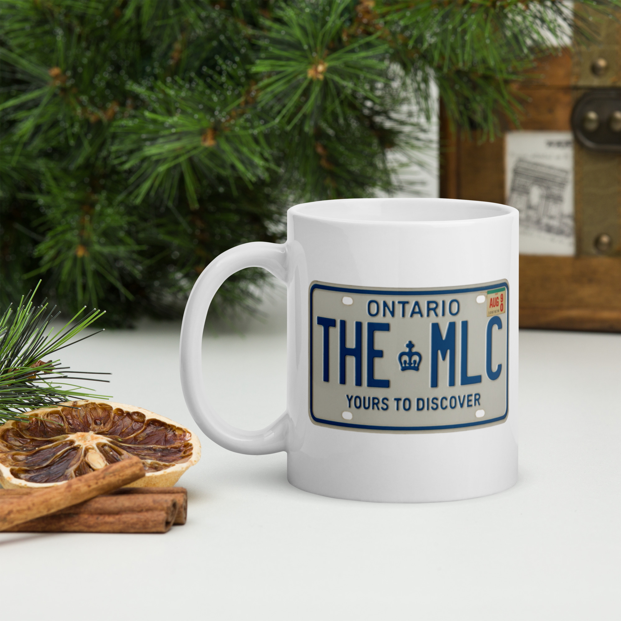 MLC Yours To Discover White glossy mug - Image 4