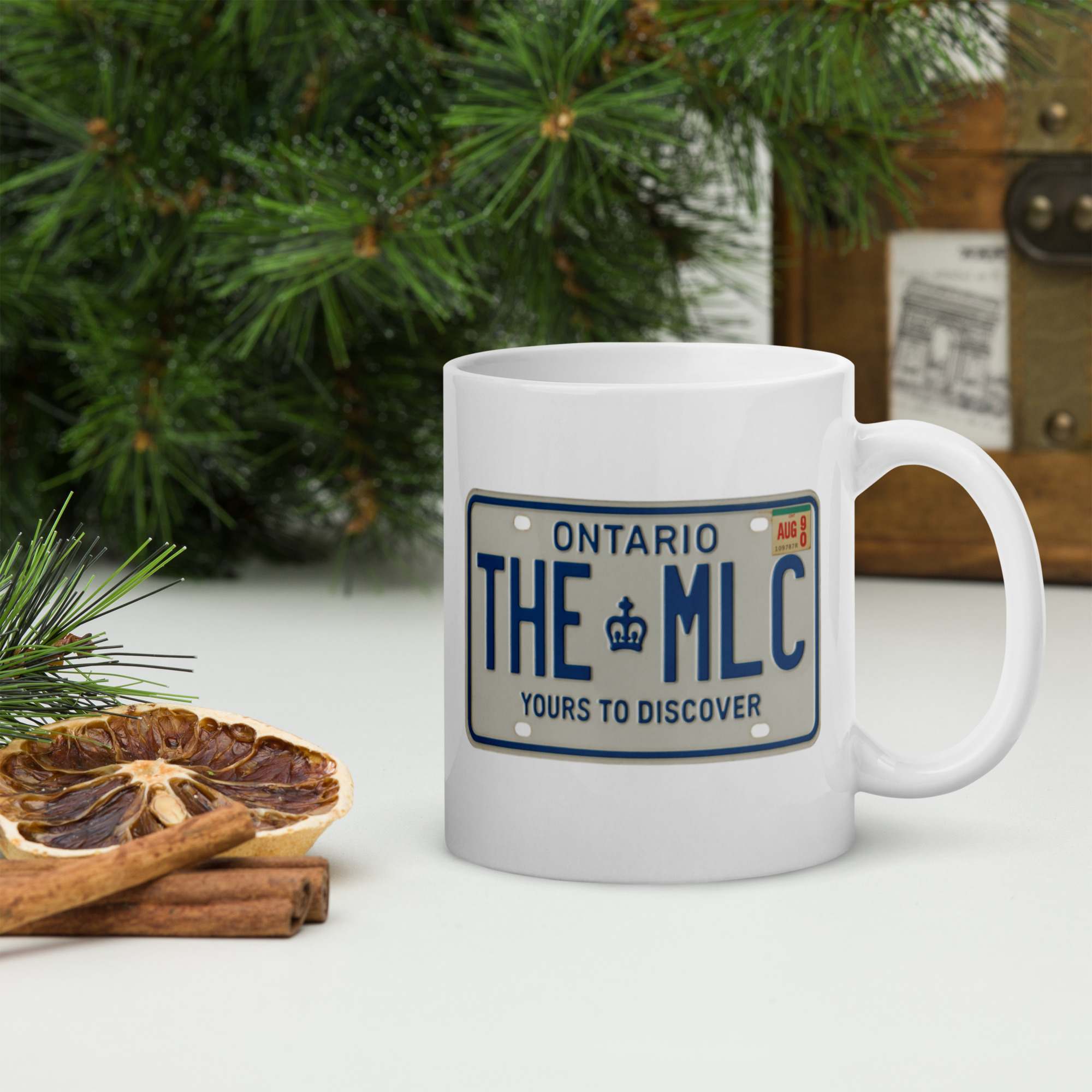 MLC Yours To Discover White glossy mug - Image 5