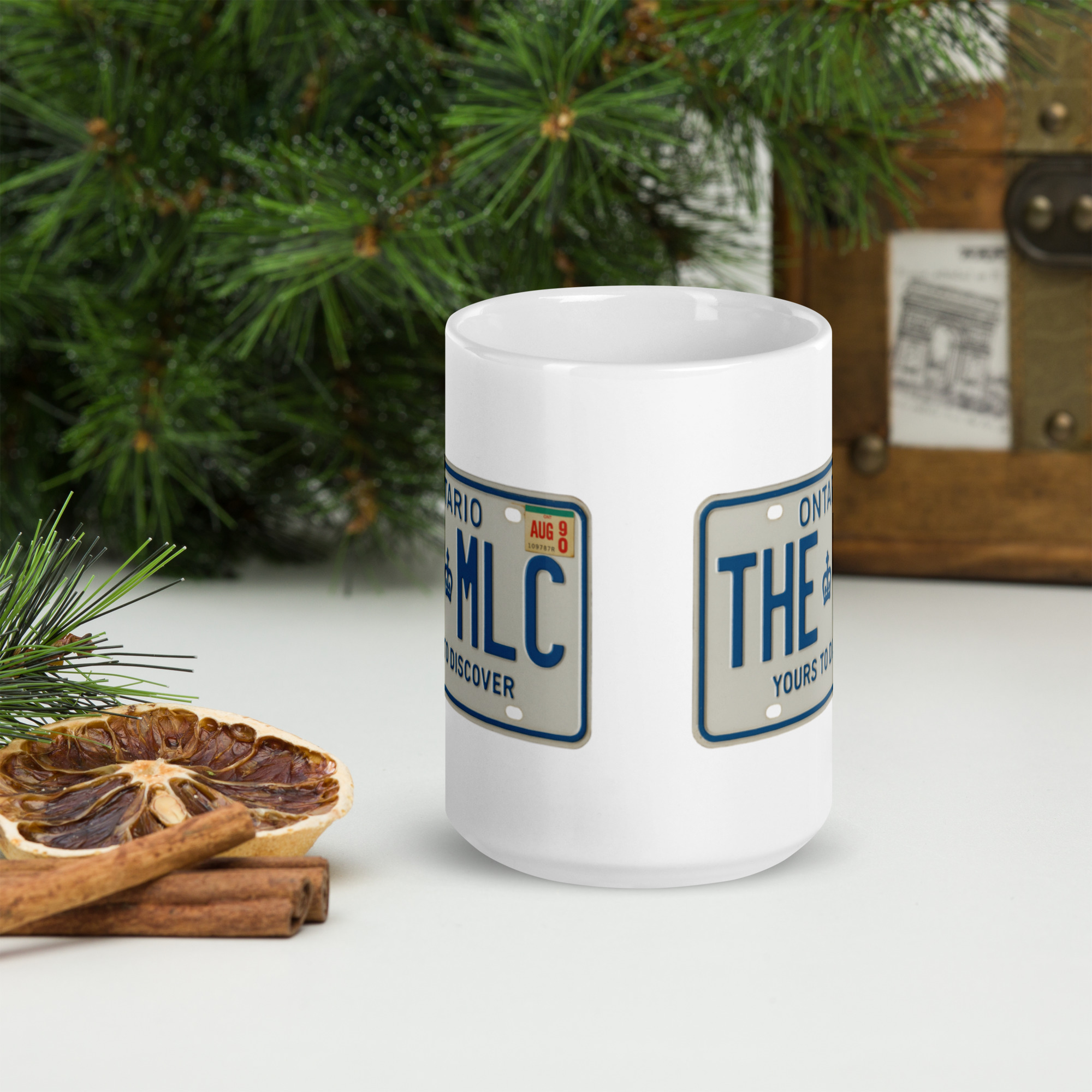 MLC Yours To Discover White glossy mug - Image 9