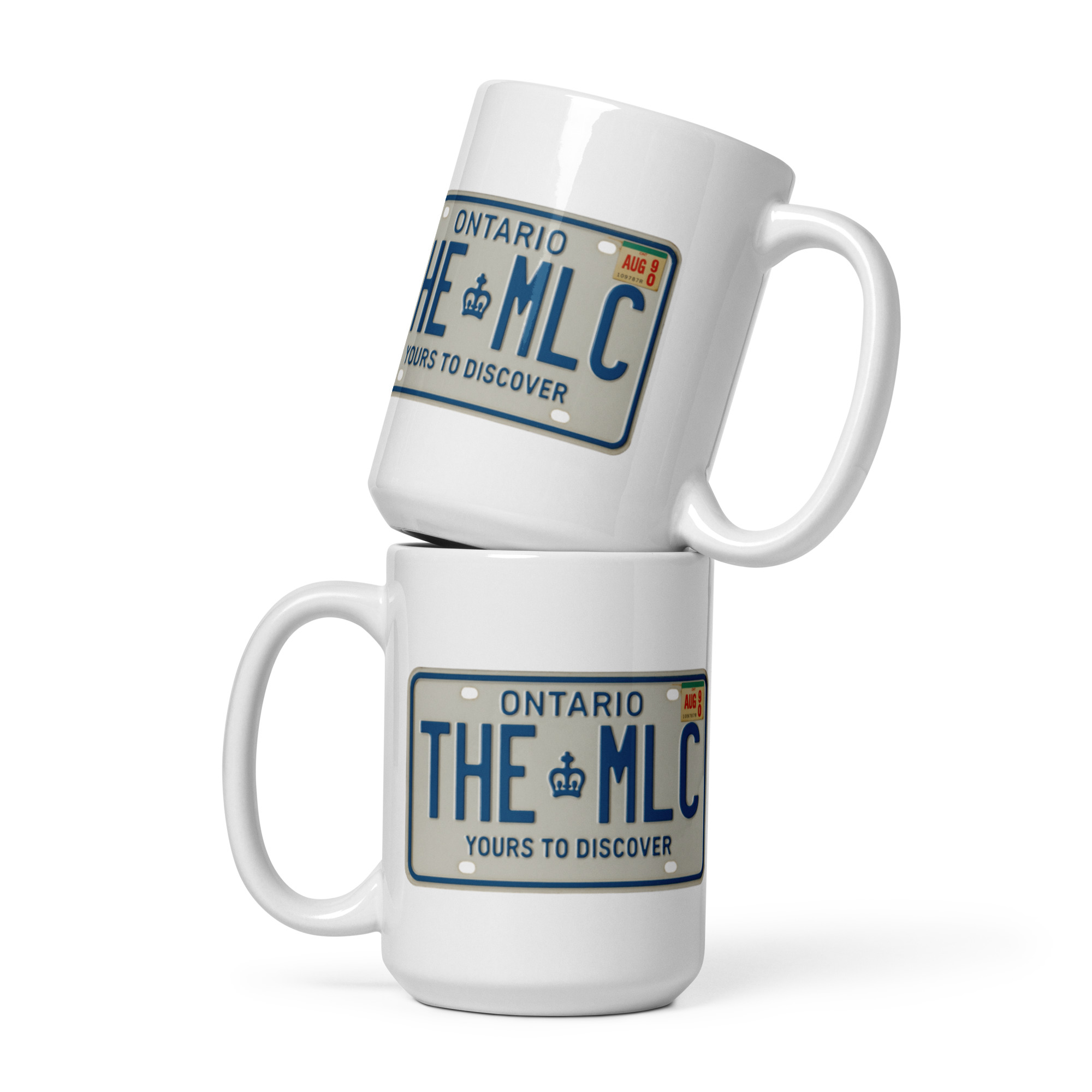 MLC Yours To Discover White glossy mug - Image 2