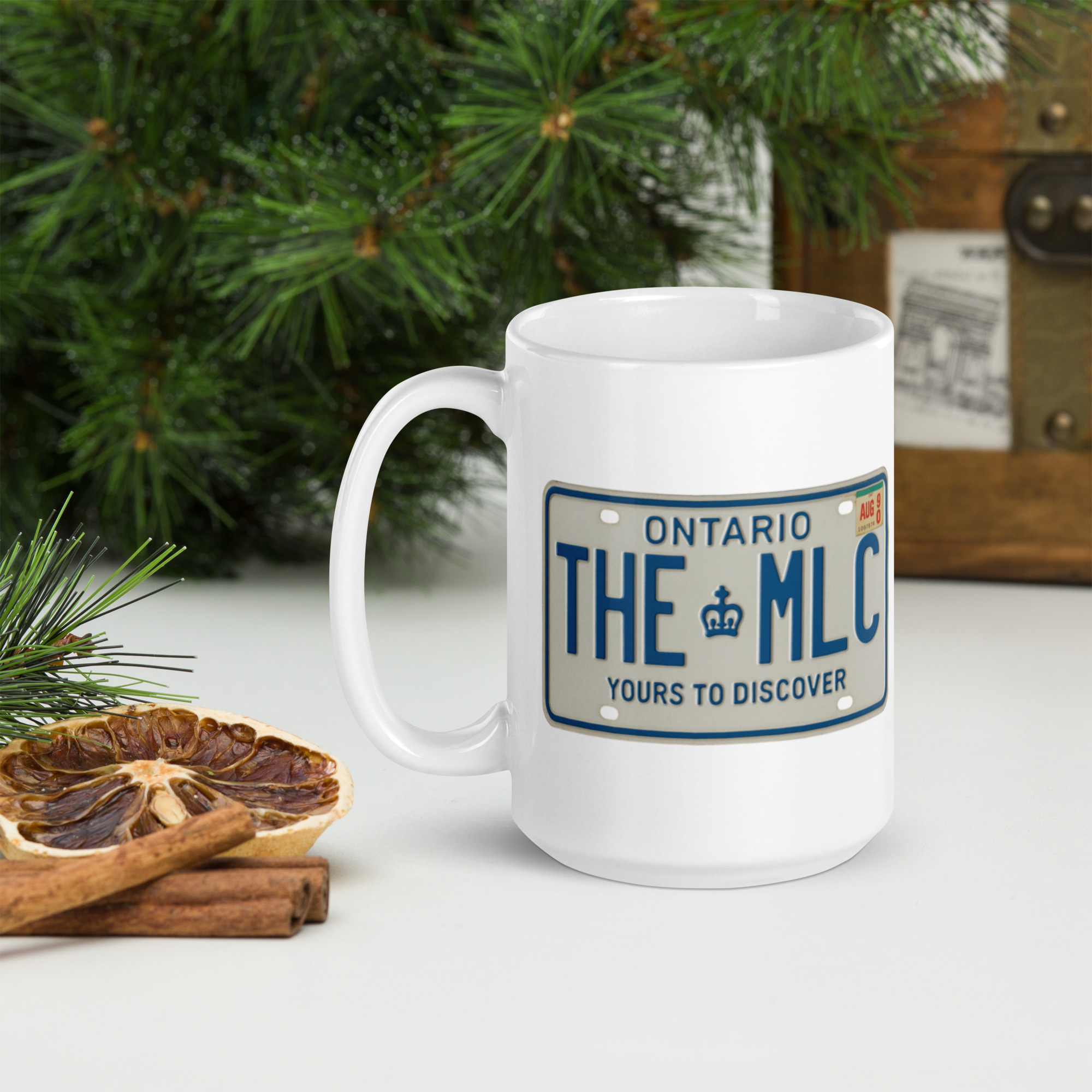 MLC Yours To Discover White glossy mug - Image 7
