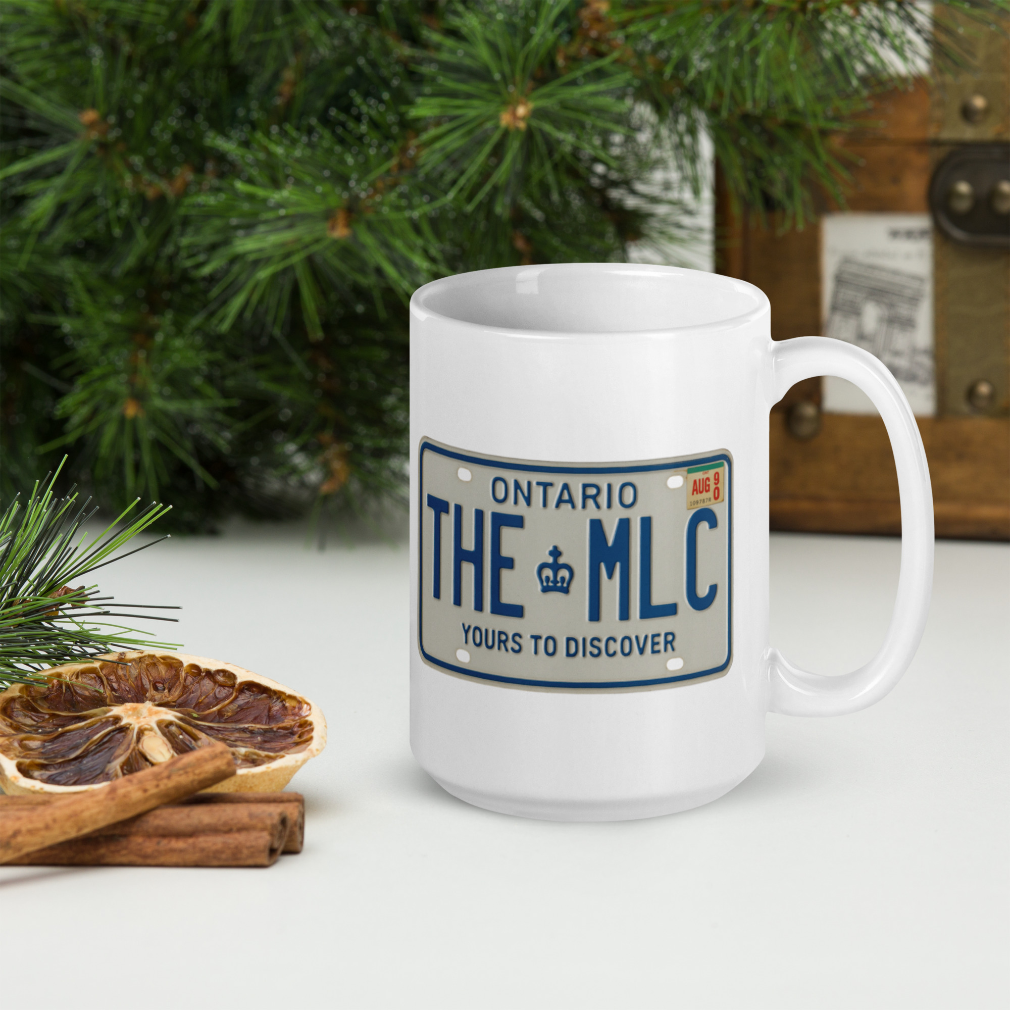 MLC Yours To Discover White glossy mug - Image 8