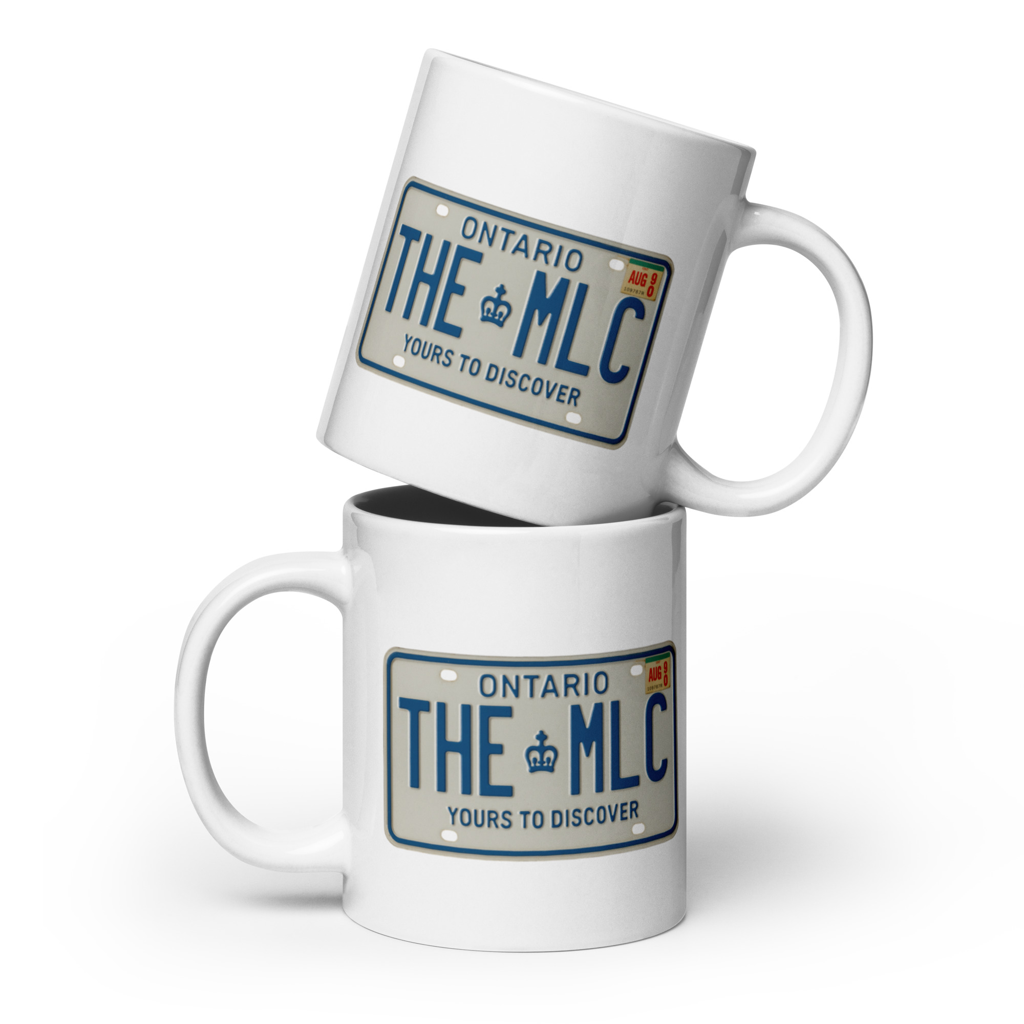 MLC Yours To Discover White glossy mug - Image 3