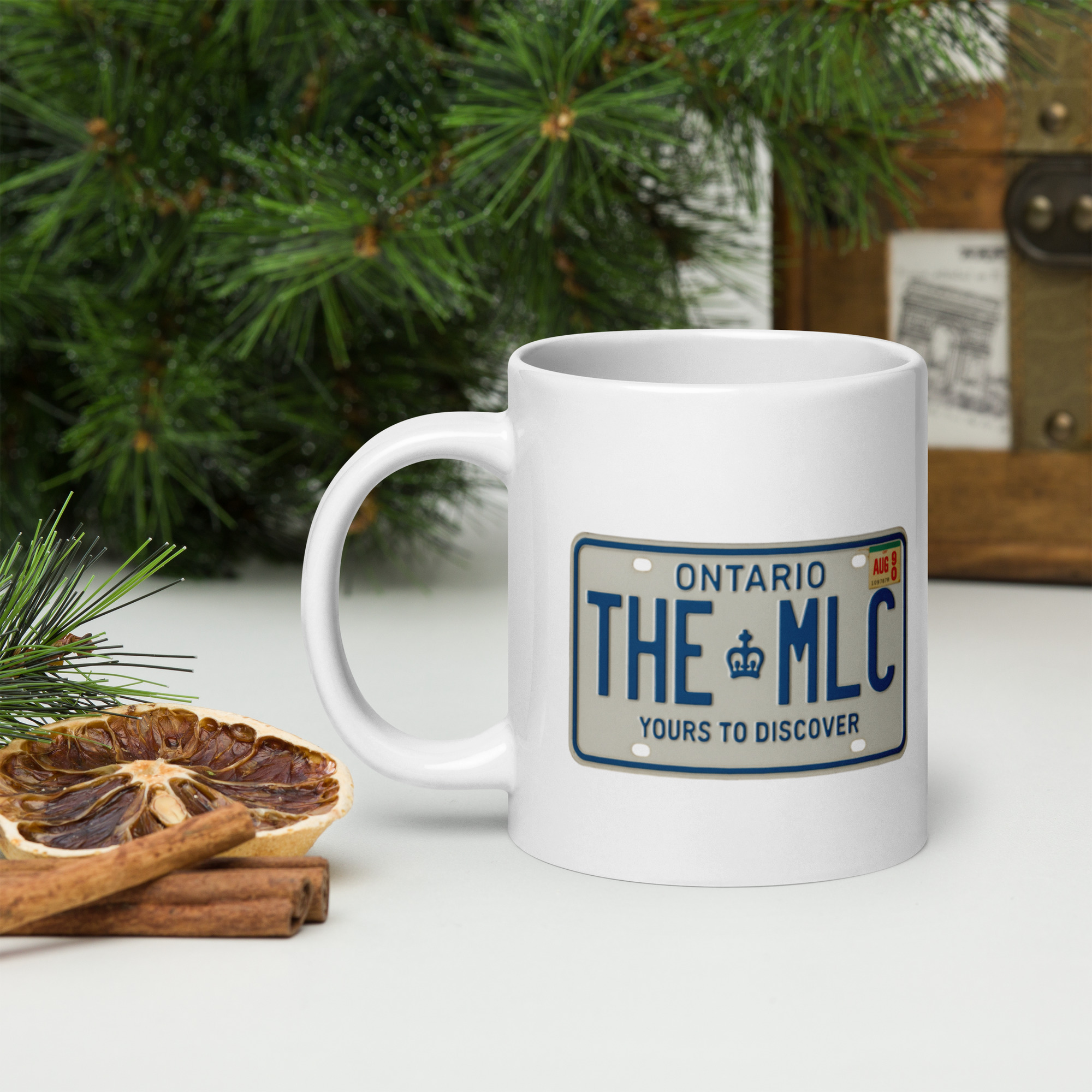 MLC Yours To Discover White glossy mug - Image 10