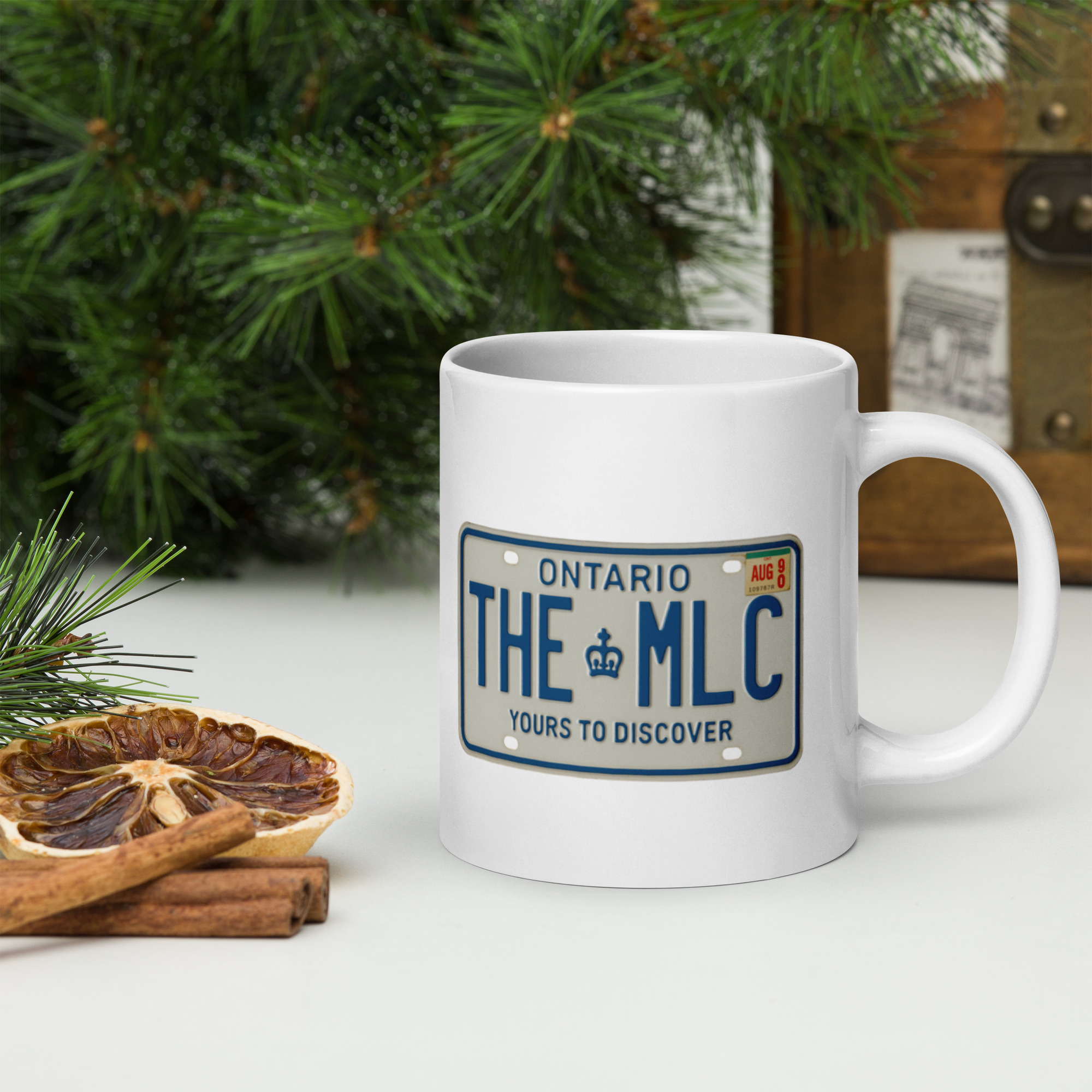 MLC Yours To Discover White glossy mug - Image 11