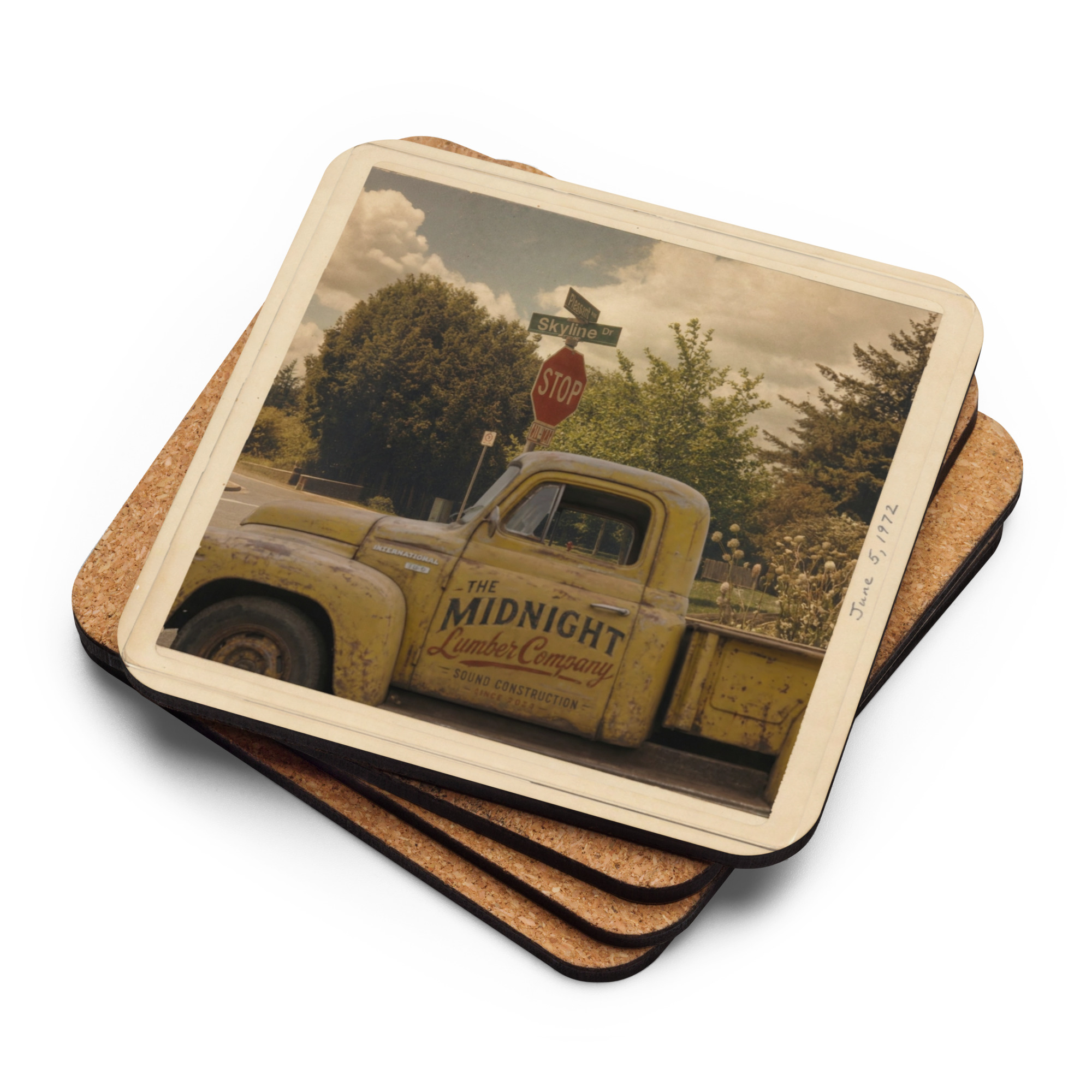Skyline Dr. Cork-Back Coaster - Image 3
